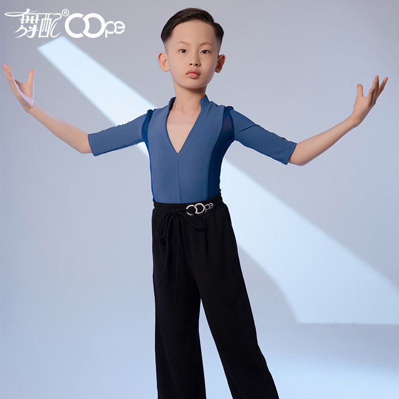 oope舞配男拉丁舞服练功服训练服