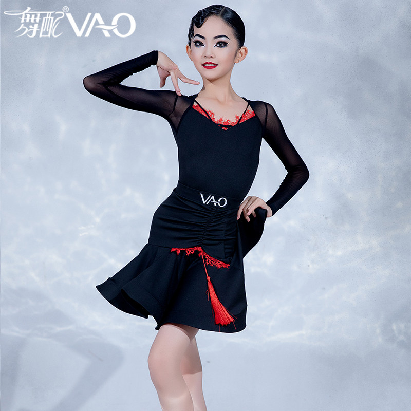 VAO舞配女拉丁舞练功服秋冬新款