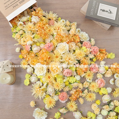 diy汉服头花簪花婚庆装饰布景