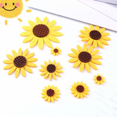 仿真太阳花向日葵diy手工头饰发饰 服饰鞋 辅料幼儿园布置环创材料