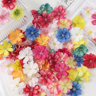 仿真梅花花朵 饰 家居装 饰婚庆布景 绢花假花汉服头饰花diy手作装