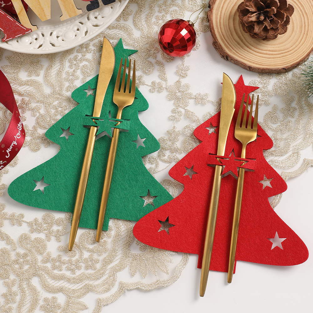 派对餐桌晚餐厨房装饰圣诞节装饰