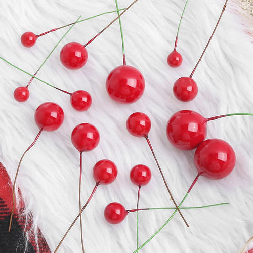 diy手工圣诞松针花环材料配件