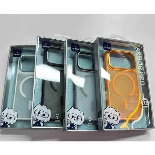 WIWU吉玛仕适用于仕适用于iPhone17promax/17pro/17air/16promax/16pro/16系列肤感磁吸手机壳17防摔简约