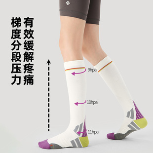 文艺复兴登山徒步骑行袜瘦腿小腿压力袜专业跑步运动袜瑜伽健身袜