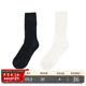 日系纯色堆叠长袜ins潮牌高筒四季 PMET PRISMEVENT 黑白简约袜子