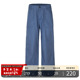 PMET 裤 水洗做旧法工裤 310g纯棉斜纹法工蓝cleanfit复古直筒工装