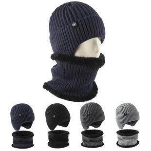 Men Warm Beanie Hat Winter Knitting Wool Hats for Uni Cap