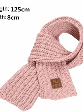 Fashion Boy Girl Winter Warm Scarf Knitting Wool Children Ne