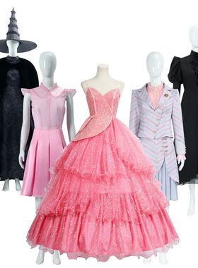 Gotic Movie Wicked Cosplay Witches Costumes Glinda Elphaba C