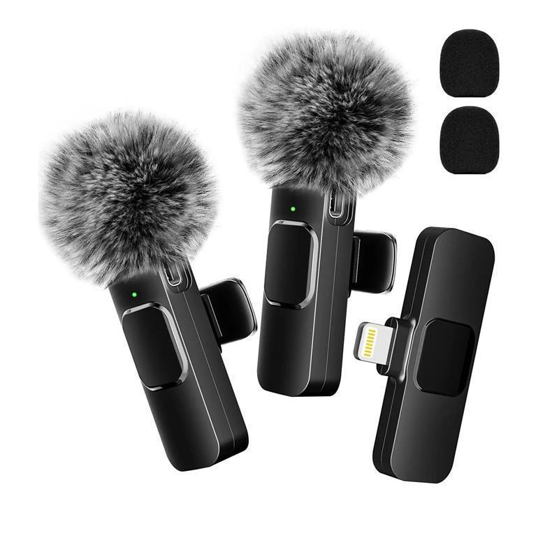 NEW Wireless Lavalier Microphone Audio Video Recording Mini