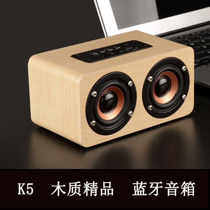 木质音箱电脑音响桌面小音箱家用插卡无线蓝牙手机音箱桌面音响