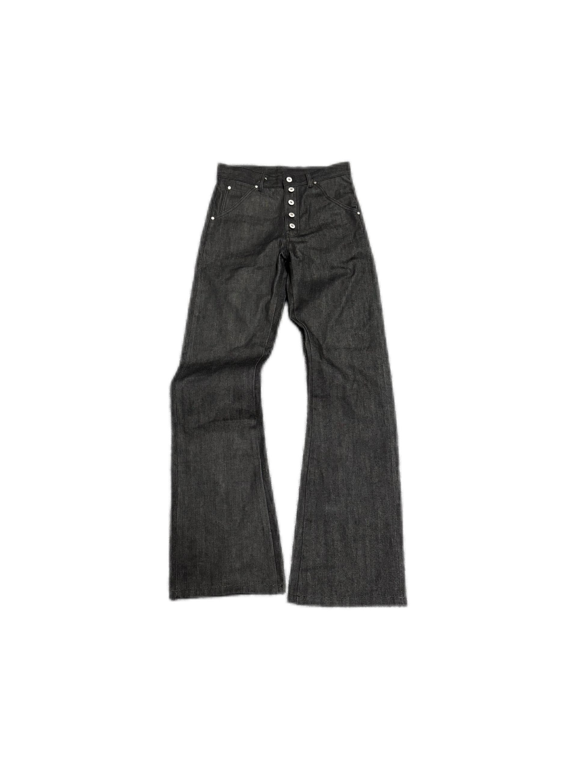 StainLess   Narrow width Red Ear Red edge vision Wulian buckle Mopping Skinny Microla Original cattle 14oz Jeans