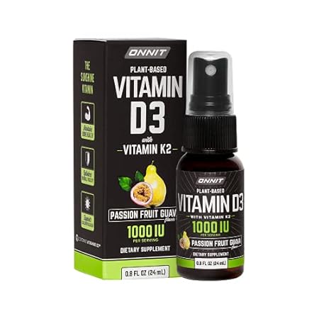 ONNIT Labs Passion Fruit Guava Vitamin D3 Spray with Vita