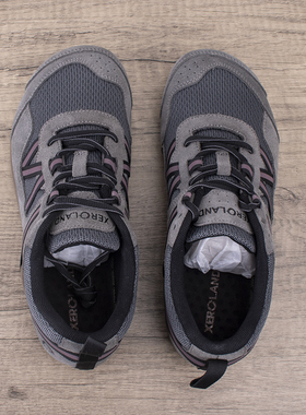 原单美国4E宽楦圆头脚趾偏平足网越野赤足综合训练健身运动跑鞋