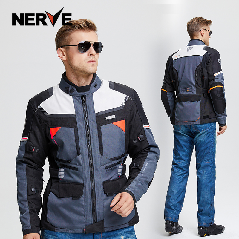 NERVE涅夫摩托车骑行服男机车服春秋保暖套装骑士拉力服防水四季
