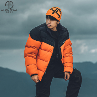 外星蜗牛骑行服摩托车男女冬季智能电加热羽绒服骑士机车外套摩旅