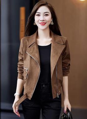 MONLOUVE短外套女装春秋2025年新款时尚洋气早秋装小个子休闲百搭