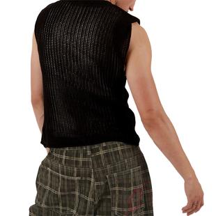 fitting fashionable clothing loose mesh pullover thin