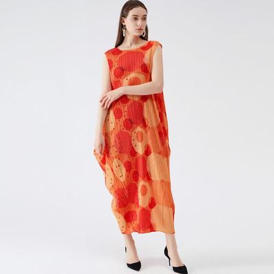 Plus size womens dress lantern long skirt age-reducing and