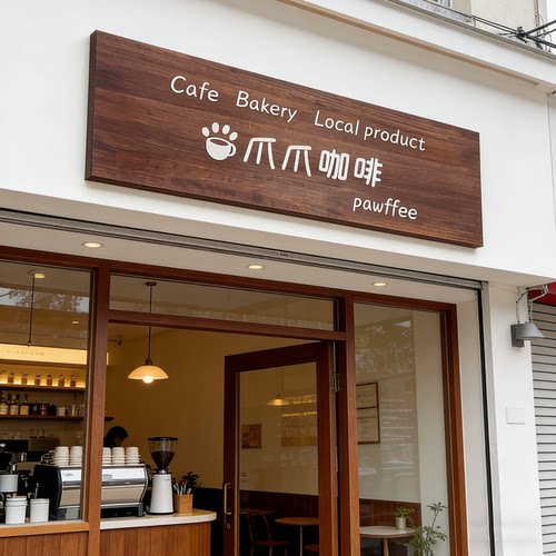 实木门头招牌定制木质挂牌装饰