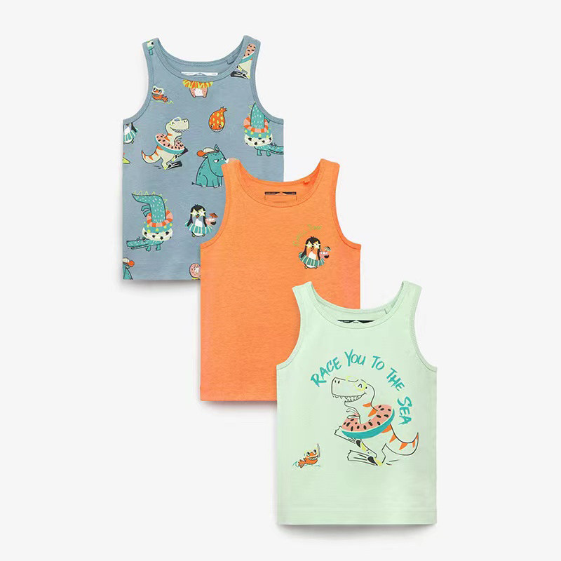 女童纯棉短袖t恤夏季新款薄儿童装宝宝卡通橙色可爱洋气圆领上衣8