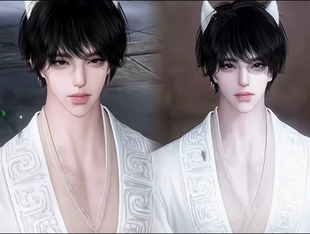 绒 超帅成男 逆水寒手游捏脸碎梦血河铁衣素问龙呤男通用捏脸原版