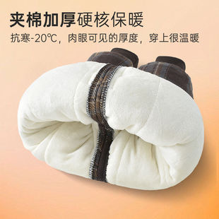 儿童加绒加厚棉裤北方冬季一条过冬裤子男宝宝外穿保暖裤2025新款