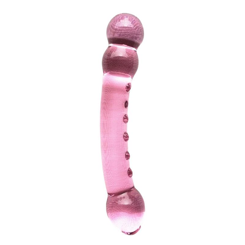 Glass-made femalemasturbation toy fake phallus adult product