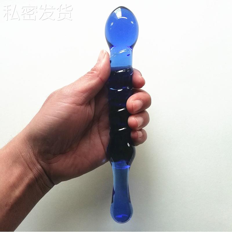 保密玻璃水晶榜榜男用女新款局部菊部门塞女用榜加温放松新款解压