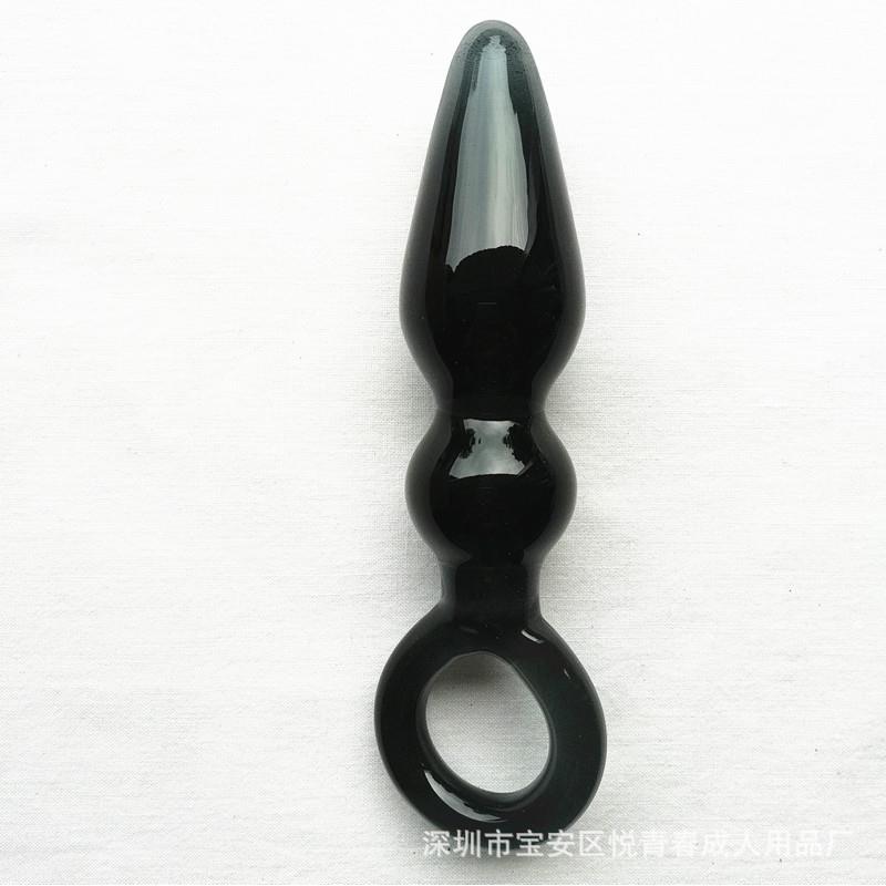 Glass-made femalemasturbation toy fake phallus adult product