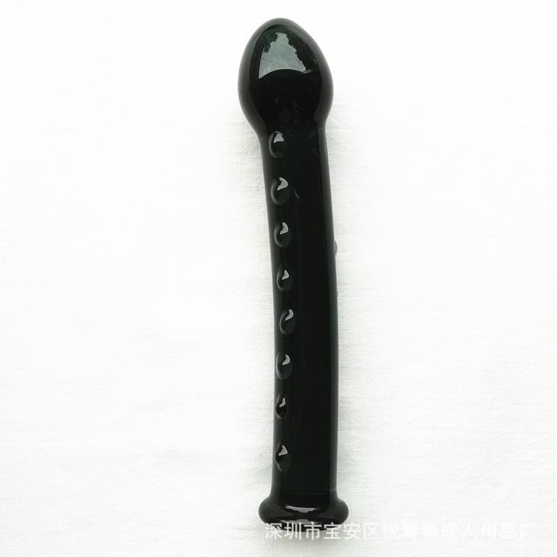 Glass-made femalemasturbation toy fake phallus adult product