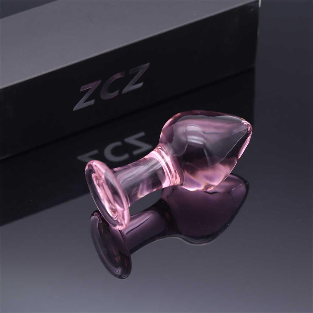 Glass-made femalemasturbation toy fake phallus adult product