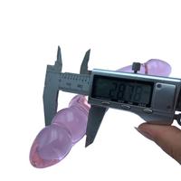 0391粉滋味玻璃水晶癢具冰火棒 女靜音解壓玩具宿舍單身鍛煉器械