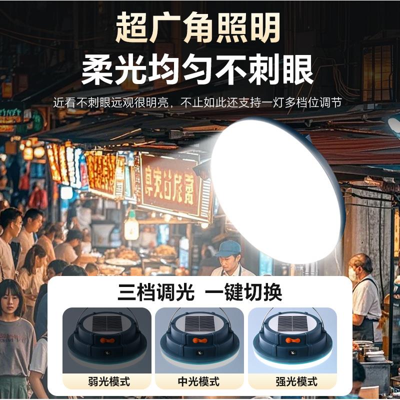 摆摊超亮led充电飞碟灯