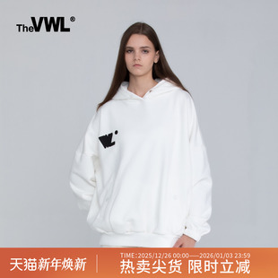 女休闲情侣装 新款 VWL连帽卫衣2025春秋季 上衣外套 宋亚轩同款