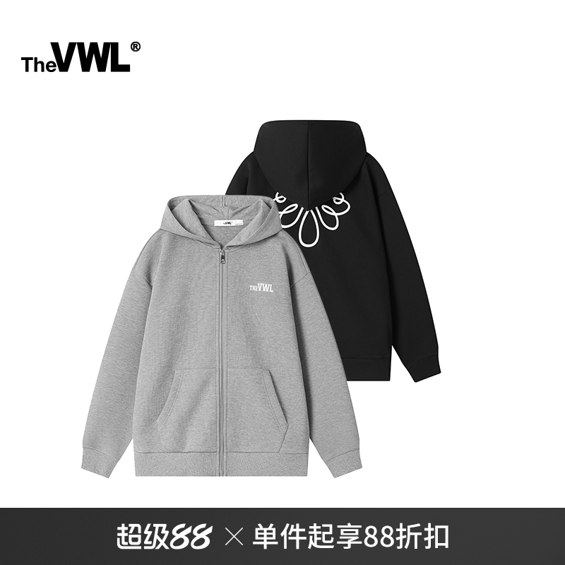 空气层连帽拉链VWL外套