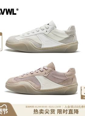 【张予曦同款】VWL新款德训鞋女vortex系列漩涡轻底平底绑带板鞋