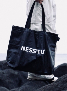 NESSTTU 2023SS日系情侣托特包编织手提袋