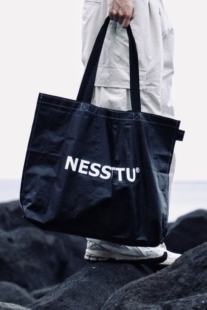 NESSTTU 2023SS日系情侣托特包编织手提袋
