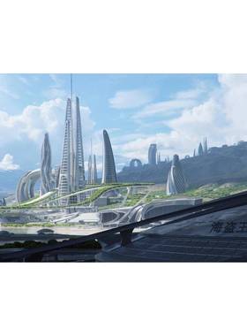 KitBash3D Oasis 元宇宙未来城市摩天大楼城市 建筑 虚幻5 UE4 26