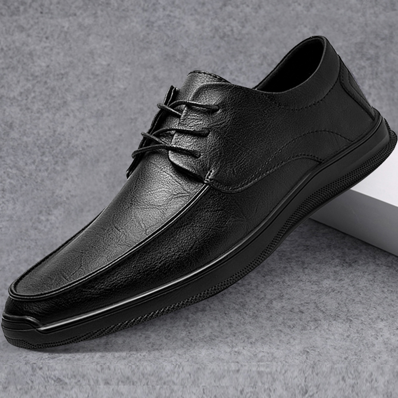男士商务耐磨舒适中年爸爸鞋男款