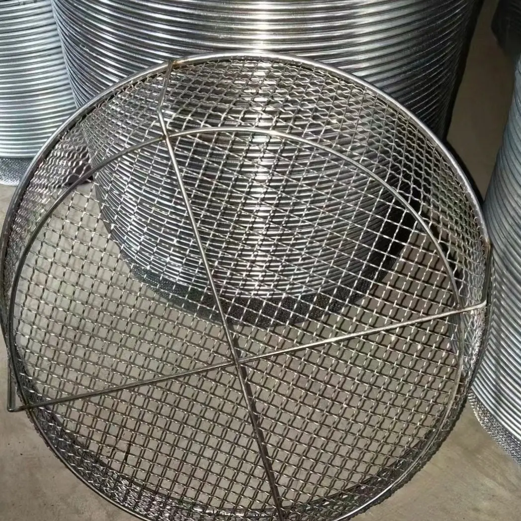 不銹鋼圓形篩子谷物分離過濾工具