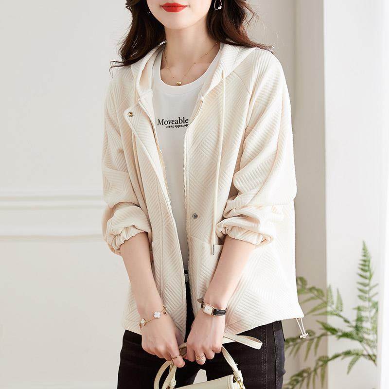 MONLOUVE连帽棒球服爆款短外套女士春秋冬季2025年新款小个子风衣