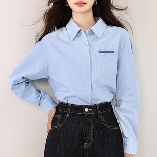 MONLOUVE雪纺衬衫女士装春秋季2025年新款洋气高级感上衣爆款减龄