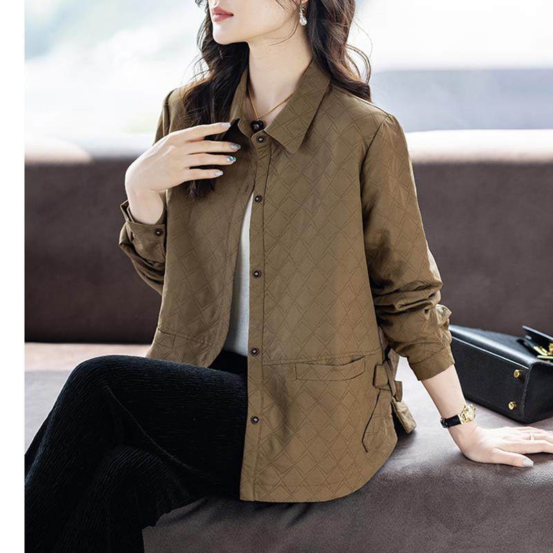 MONLOUVE短外套女士装春秋冬季2025年新款洋气减龄小个子爆款风衣