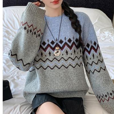 MONLOUVE慵懒风洋气针织打底衫女士装春秋冬2025年新款内搭高级感