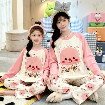 德绒母女冬季加厚露比学生家居服