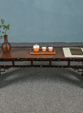 筇竹家具榻榻米茶桌茶台古琴茶几