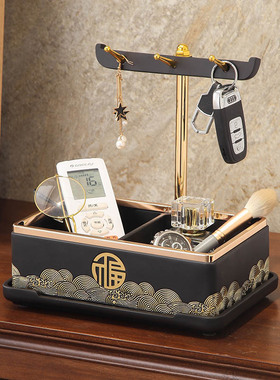 速发入户门口玄关收几摆件新中式客厅茶物鞋柜梳妆台化妆品置纳架